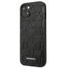 Image de KARL LAGERFELD KLHCP13SMNMP1K Coque Rigide pour iPhone 13 Mini 5,4" Noir/Bleu