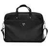 Image de GUESS Logo Triangle Saffiano Hot Stamp, Sac Mixte, Noir