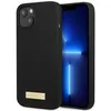 Image de Guess GUHMP13SSPLK Coque de Protection Rigide en Silicone pour iPhone 13 Mini 5,4" Noir/Noir Logo Plaque