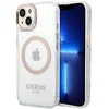 Image de Guess GUHMP14MHTRMD Coque Rigide pour iPhone 14 Plus 6,7" Doré