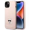 Image de Karl Lagerfeld KLHCP14MSLCTPI Coque Rigide en Silicone pour iPhone 14 Plus 6,7" Rose Clair