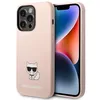 Image de Karl Lagerfeld KLHCP14XSLCTPI Coque Rigide en Silicone pour iPhone 14 Pro Max 6,7" Rose/Rose Clair