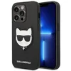 Image de KARL LAGERFELD KLHCP14LSAPCHK Coque Rigide pour iPhone 14 Pro 6,1" Noir/Noir