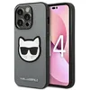 Image de KARL LAGERFELD KLHCP14LSAPCHG Coque de Protection Rigide pour iPhone 14 Pro 6,1" Argenté/argenté