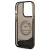 Image de Karl Lagerfeld KLHCP14LLCRSGRK Coque Rigide pour iPhone 14 Pro 6,1" Noir Liquid