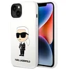 Image de KARL LAGERFELD KLHCP14MSNIKBCH Coque Rigide pour iPhone 14 Plus 6,7" Silique Blanc