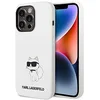 Image de Karl Lagerfeld KLHCP14LSNCHBCH Coque Rigide pour iPhone 14 Pro 6,1" Blanc Silico