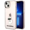 Image de Karl Lagerfeld KLHCP14SHNCHTCP Coque Rigide pour iPhone 14 6,1" Rose