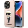 Image de Karl Lagerfeld KLHMP14LSNIKBCP Coque Rigide en Silicone pour iPhone 14 Pro 6,1"