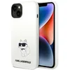 Image de Karl Lagerfeld KLHMP14MSNCHBCH Coque Rigide pour iPhone 14 Plus 6,7" Blanc Silic