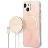 Image de Guess Bundle GUBPP14MH4EACSP Coque et Chargeur iPhone 14 Plus 6,7" Rose Hard Case 4G Print