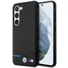 Image de Coque pour BMW BMHCS23M22NBCK S23+ S916 Noir Cuir Carbone