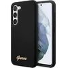 Image de Guess GUHCS23SSLSMK Coque en Silicone pour Samsung S23 S911 Noir avec Logo doré