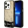 Image de GUESS HC Liquide pailleté 4G Noir transparent IP14 Pro
