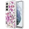 Image de Guess GUHCS23SHCFWST Étui Rigide pour S23 S911 Blanc Collection Flower