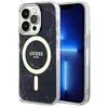 Image de Protection Guess iPhone 14 Pro 6,1" Coque Rigide Noire Marble MagSafe