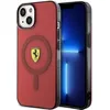 Image de Ferrari FEHMP14SURKR Coque rigide pour iPhone 14 6,1" Rouge translucide