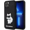 Image de Karl Lagerfeld KLHCP14M3DRKHNK Coque rigide en caoutchouc pour iPhone 14 Plus 6,7" noir/noir