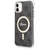 Image de Guess 4G Magsafe Coque pour Apple iPhone 11 (6,1) Noir - GUHCN61G4GLGR
