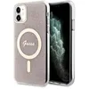 Image de Protection Guess iPhone 11 6,1" - Coque rigide rose 4G MagSafe