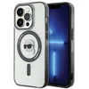 Image de Karl Lagerfeld KLHMP15LHKHNOTK Coque Rigide Transparente pour iPhone 15 Pro 6,1" IML Karl's Head