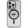 Image de Karl Lagerfeld KLHMP15MHCHNOTK Coque rigide transparente pour iPhone 15 Plus 6,7" Motif tête de Choupette IML