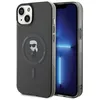 Image de Karl Lagerfeld KLHMP15MHFCKNOK Coque rigide pour iPhone 15 Plus 6,7" Noir IML Iconique