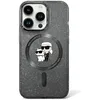 Image de KARL LAGERFELD Coque KLHMN61HGKCNOK pour iPhone 11 / XR 6.1" Noir Rigide Karl&Choupette Paillettes