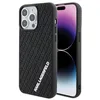 Image de KARL LAGERFELD KLHCP15X3DMKRLK Coque pour iPhone 15 Pro Max 6,7" Noir Coque Rigide 3D en Caoutchouc Multi Logo