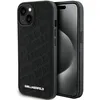 Image de KARL LAGERFELD KLHCP15SPQKPMK Coque pour iPhone 15 6,1" Noir Rigide matelassé Motif K