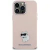 Image de KARL LAGERFELD KLHCP15MSMHCNPP Coque pour iPhone 15 Plus 6,7" Rose Silicone Choupette Metal Pin