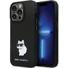 Image de Karl Lagerfeld KLHCP14XSMHCNPK Coque pour iPhone 14 Pro Max 6,7" Noir Coque rigide Silicone C Métal Pin