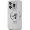 Image de KARL LAGERFELD KLHMN61HMRSKCH Coque pour iPhone 11 / XR 6.1" Blanc Rigide Anneau Support Karl&Choupettte