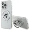 Image de Karl Lagerfeld KLHMP13XHMRSKCH Coque pour iPhone 13 Pro Max 6,7" Blanc Étui rigide avec anneau support Karl & Choupettte
