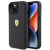 Image de Ferrari FEHCP15SRDUK Coque pour iPhone 15 6,1" Noir Coque rigide matelassée Logo en métal