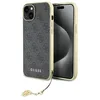 Image de GUESS GUHCP15MGF4GGR Coque pour iPhone 15 Plus 6,7" Gris Coque Rigide 4G Charms Collection