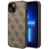 Image de GUESS GUHCP15MG4GFBR Coque pour iPhone 15 Plus 6,7" Marron Coque Rigide 4G Métal Or Logo