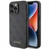 Image de GUESS GUHCP15XG4GFGR Coque pour iPhone 15 Pro Max 6,7" Gris Coque Rigide 4G Métal Or Logo