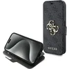 Image de GUESS GUBKP15L4GMGGR Étui pour iPhone 15 Pro 6,1"" Gris Book 4G Metal Logo