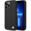Image de BMW CG Mobile Coque pour iPhone 15 Pro   Coque en silicone avec logo en métal   Anti-rayures   Protection contre les chutes   Antichoc   Protection arrière intégrale fine pour iPhone 15 Pro 6,1 pouces