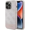 Image de GUESS GUHCP15LG4GLPI Coque Rigide pour iPhone 15 Pro 6,1Rose 4G Stripe Collection
