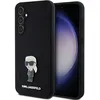 Image de Karl Lagerfeld KLHCS23FEMHKNPK Coque pour S23 FE S711 Noir Silicone Iconique Metal Pin
