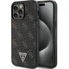 Image de GUESS GuHCP14XPG4GPK Coque pour iPhone 14 Pro Max 6,7" Noir Coque Rigide 4G Triangle Logo Métal