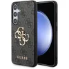 Image de GUESS GUHCS24S4GMGGR Coque pour S24 S921 Noir Coque Rigide 4G Grand Logo en Métal