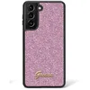 Image de Guess GUHCS24SHGGSHU Coque pour S24 S921 Violet Coque Rigide Glitter Script