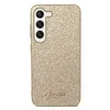 Image de Guess GUHCS24SHGGSHD Coque pour S24 S921 Doré Coque Rigide Paillettes Script
