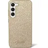 Image de Guess GUHCS24MHGGSHD Coque Rigide pour S24+ S926 Doré Paillettes Script