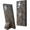 Image de GUESS GUHCS24LPGS4TDW Coque pour S24 Ultra S928 Marron Coque Rigide Grip Stand 4G Triangle Strass