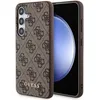 Image de Guess Coque Compatible avec Samsung Galaxy A35 - Coque Rigide 4G Logo Or Couverture arrière Marron