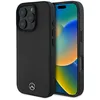 Image de CG Mobile Mercedes-Benz Étui de téléphone conçu pour iPhone 16 Pro Max, durable, résistant aux chocs, compatible avec MagSafe, étui en cuir texturé et uni, noir
